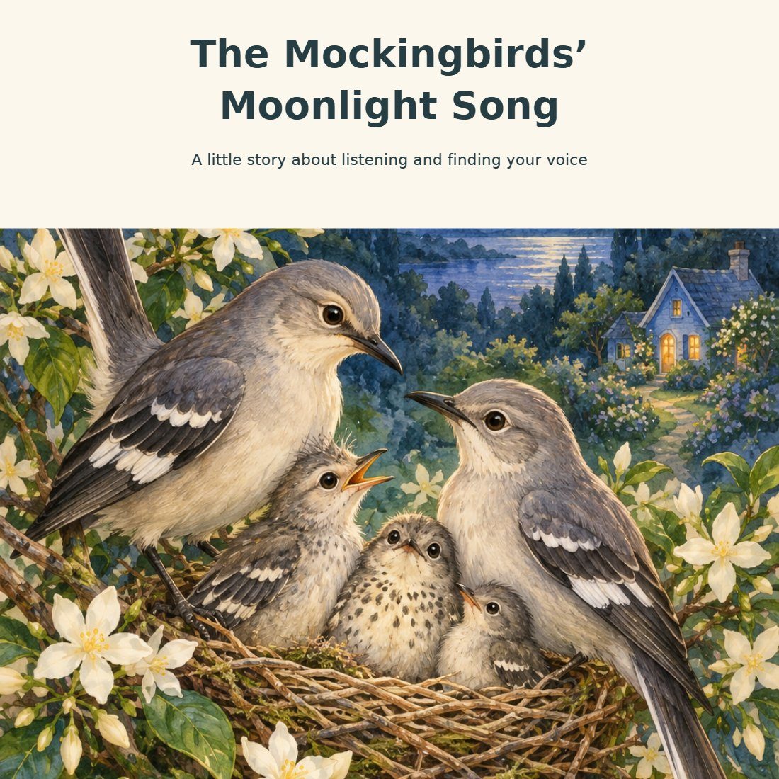 Cover of The Mockingbird’s Moonlight Song