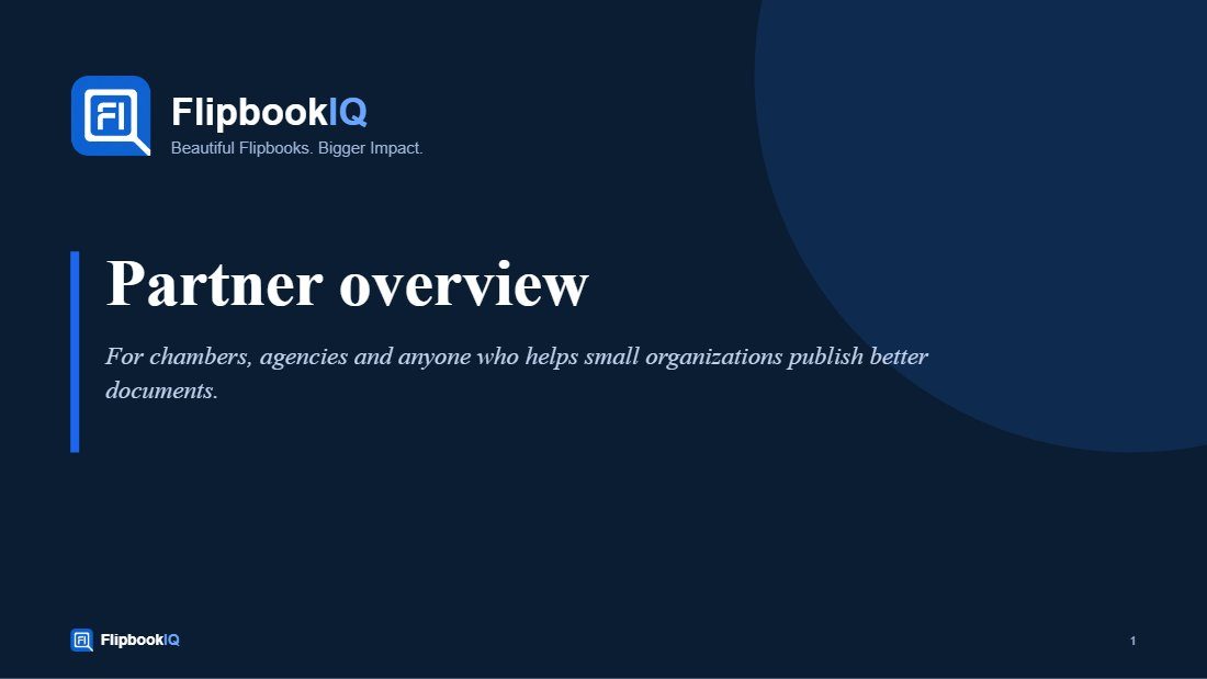 Cover of Partner overview